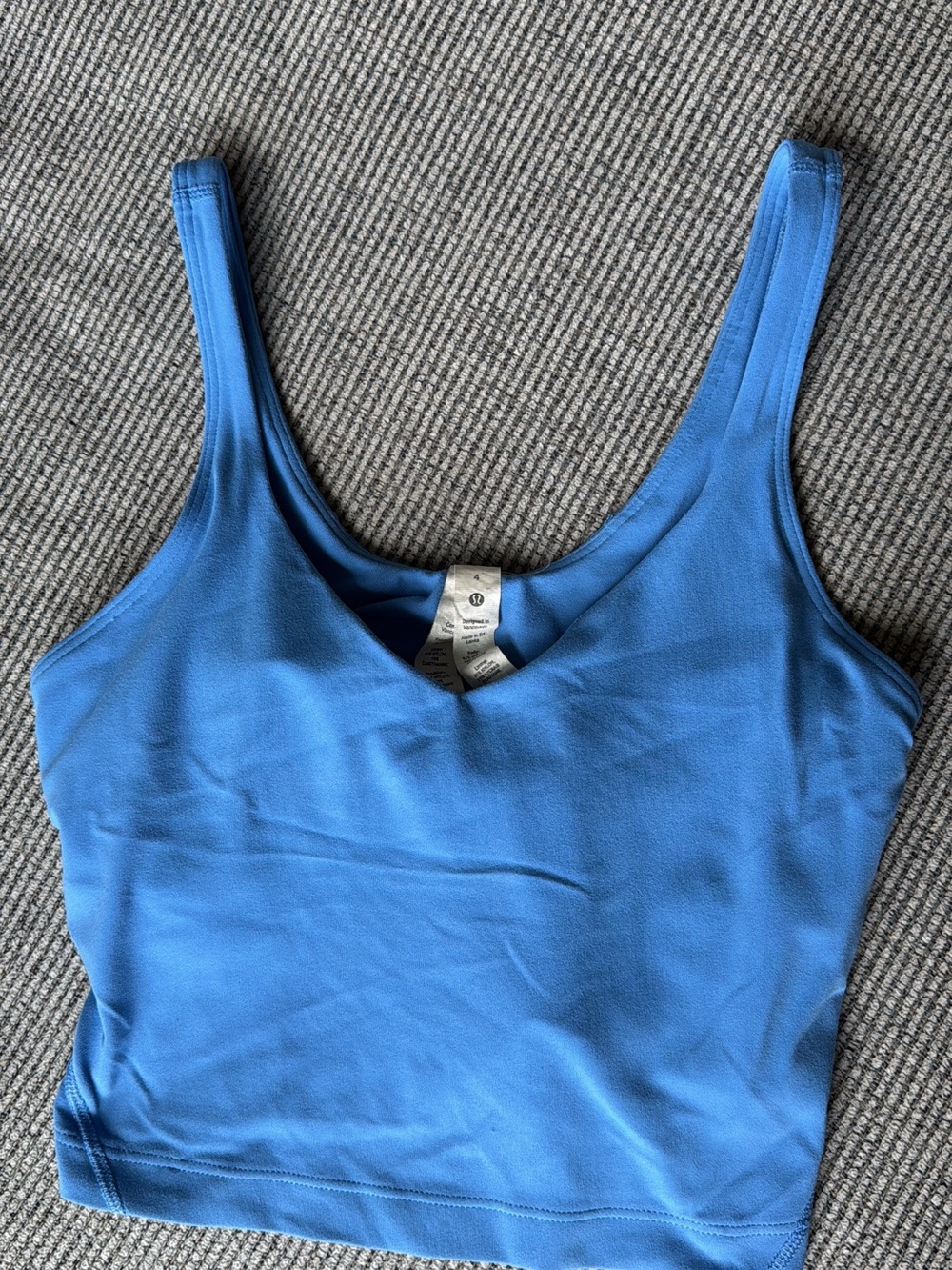 lululemon athletica Cornflower Blue Scoop Tank
